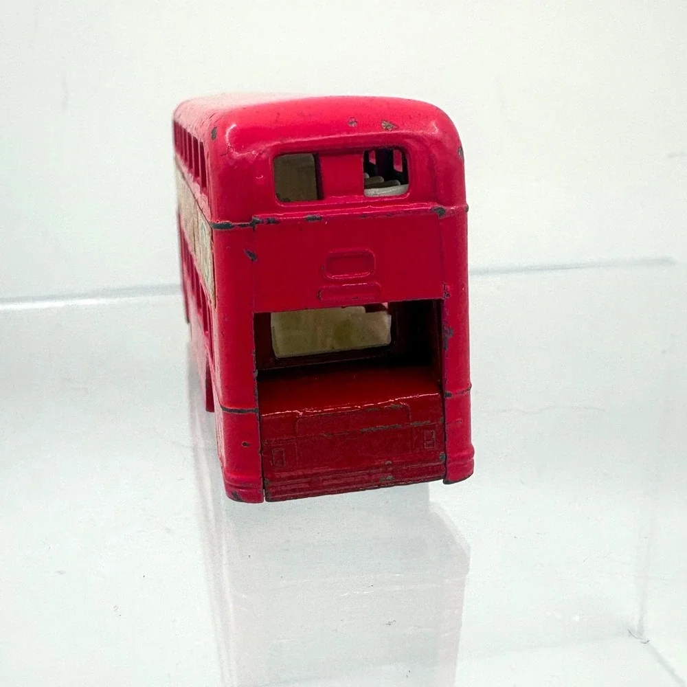 Vintage Matchbox Series No 74 Daimler Bus Lesney Esso Extra Petrol Red England